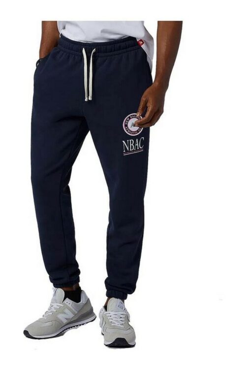 Calças Desportivas New Balance Essentials Athletic Club Azul escuro Homem