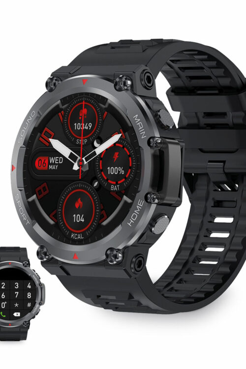 Smartwatch KSIX Oslo 1,5″ Bluetooth 5.0 270 mAh Preto