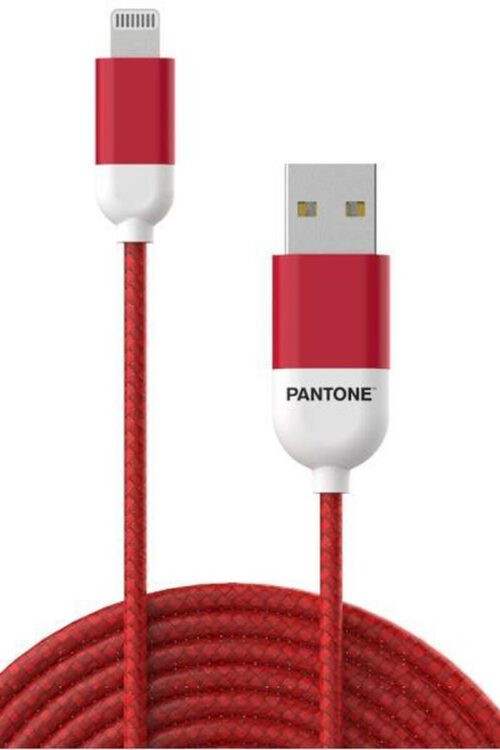 Cabo USB para Lightning Pantone 1,5 m Vermelho