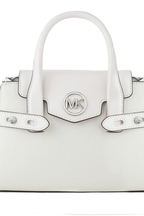 Bolsa Mulher Michael Kors 35S2SNMS5L-OPTIC-WHITE Branco 22 x 16 x 10 cm