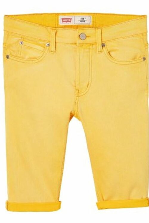Jeans Criança Levi’s 511 Slim Amarelo