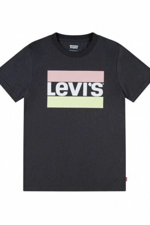 T-shirt Levi’s Sportswear Logo Dark Shadow  Preto
