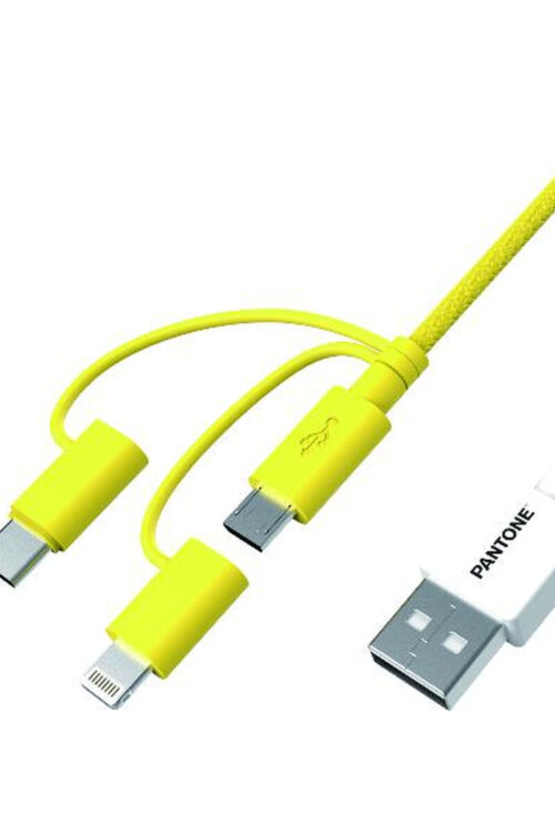 Cabo USB Pantone PT-USB003Y1 Amarelo 1,2 m