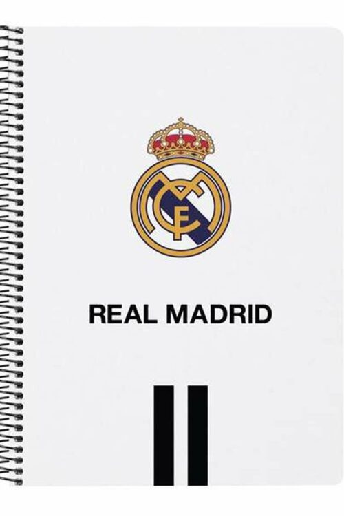 Caderno de Argolas Real Madrid C.F. Real Madrid 80 Folhas