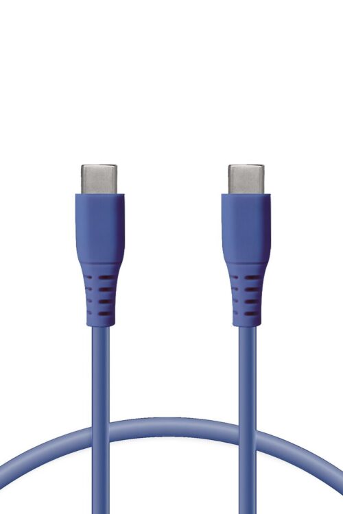Cabo de dados/carregador com USB KSIX Azul 1 m