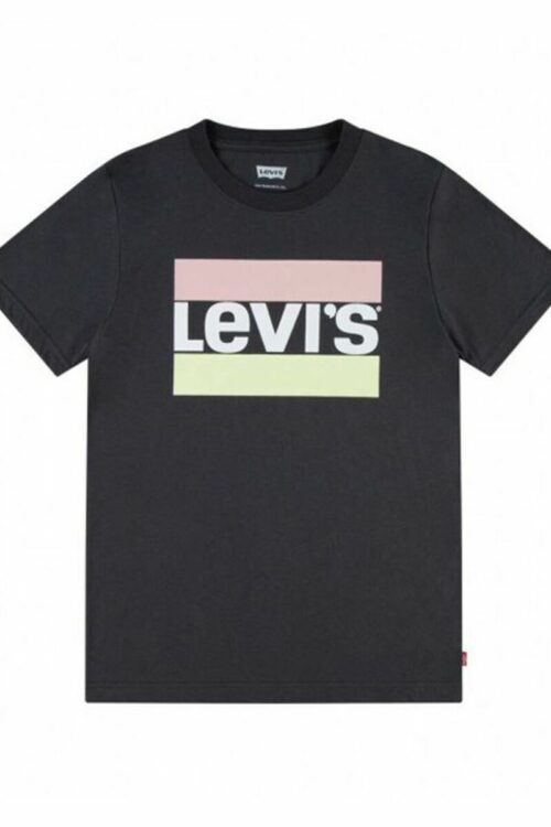 T-shirt Levi’s Sportswear Logo Dark Shadow  Preto