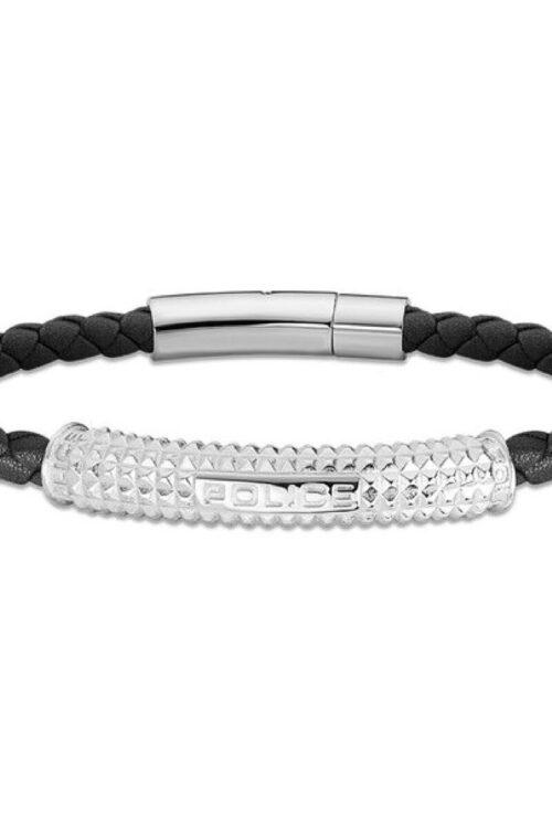 Bracelete masculino Police PEJGB2119601 Couro 19 cm